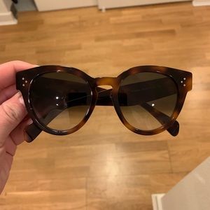 Celine brown circle sunglasses